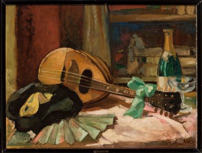 Stillleben mit Mandoline von Tadeusz Makowski