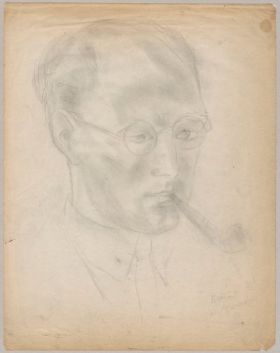 Porträt von Marceli Gromeire von Tadeusz Makowski