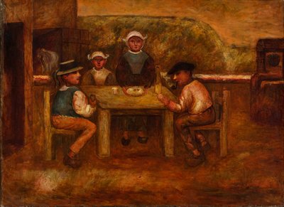 Mahlzeit der Bauern von Tadeusz Makowski
