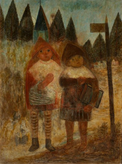 Rückkehr von der Schule von Tadeusz Makowski