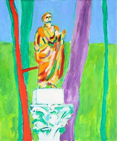 Bunte Gartenstatue von Tamara Jare