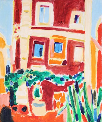 Bunte mediterrane Fassade von Tamara Jare