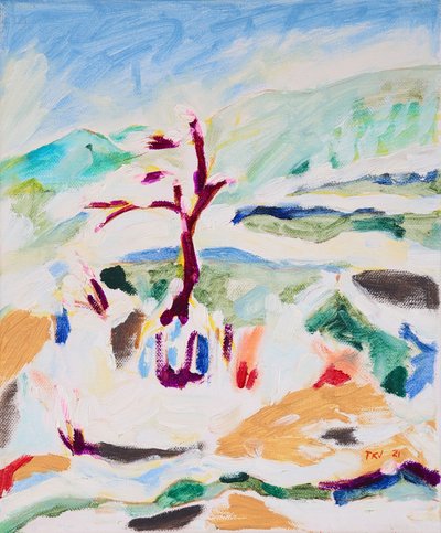 Bunte Baumlandschaft von Tamara Jare