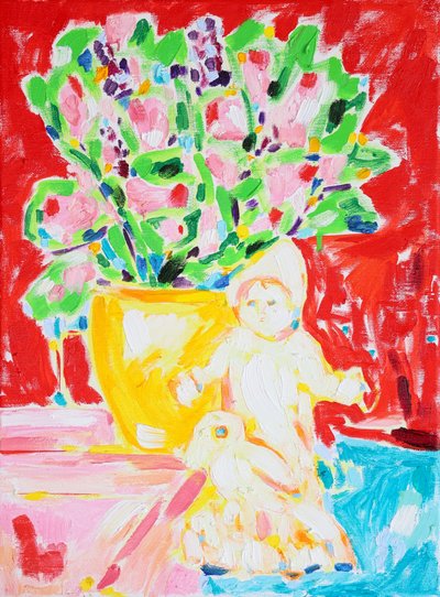 Lebendige Blumen und Puppe von Tamara Jare