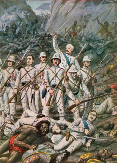 Schlacht von Dogali, 1887 von Tancredi Scarpelli