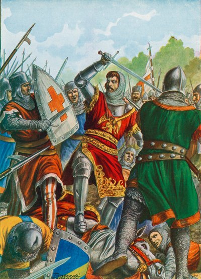 Ezzelino III da Romano bei Bergamo 1259 gefangen genommen von Tancredi Scarpelli