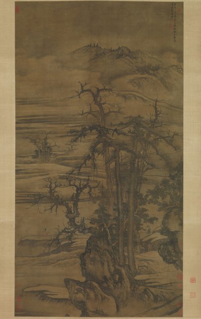 Landschaft nach einem Gedicht von Wang Wei von Tang Di