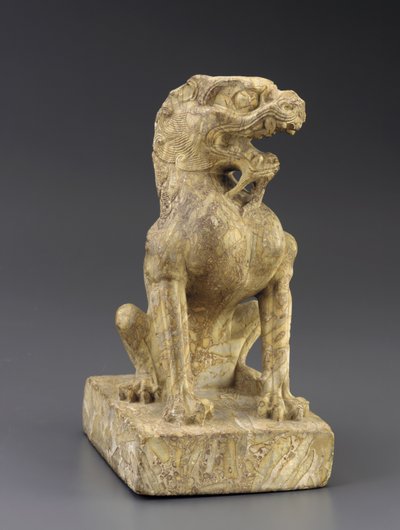 Wächterlöwe von Tang Dynasty Chinese School
