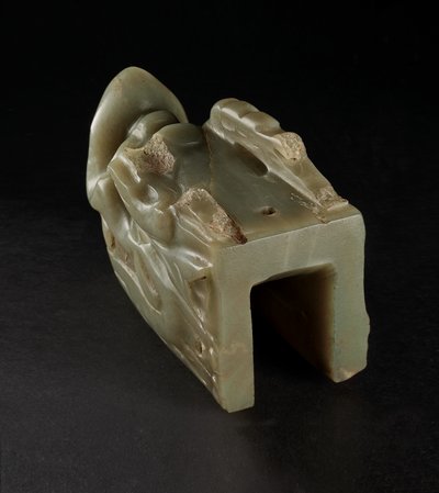 Der Junkunc Jade-Drachenkopf (Jade) von Tang Dynasty Chinese School