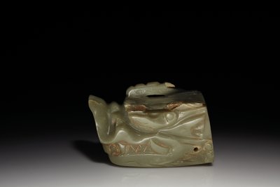 Der Junkunc Jade Drachenkopf von Tang Dynasty Chinese School