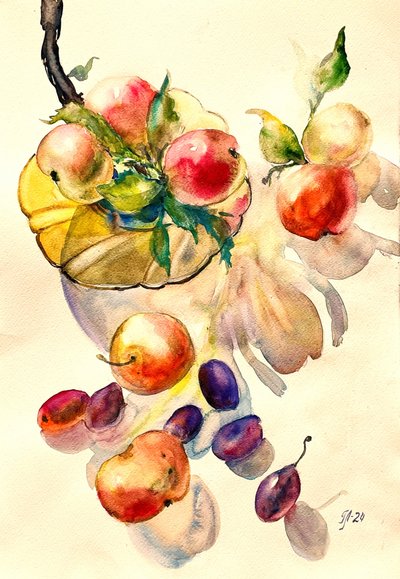Üppiges Obst Stillleben von Tanya Lundmark