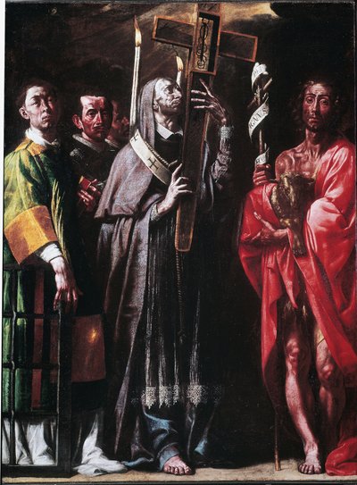 St. Karl trägt den Heiligen Nagel von Tanzio da Varallo
