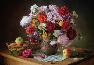 Reiche Herbstblumen von Tatyana Skorokhod