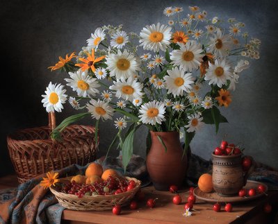 Gänseblümchen und Sommerfrüchte von Tatyana Skorokhod
