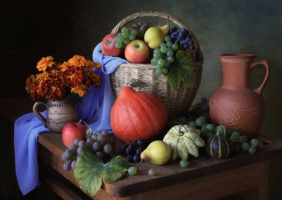 Rustikaler Erntetisch von Tatyana Skorokhod