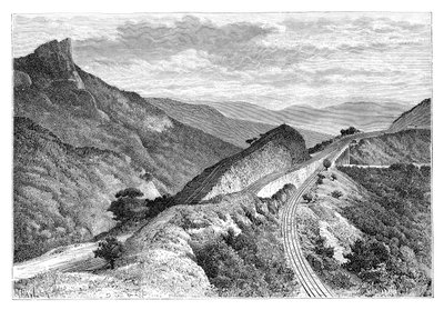 Der Bhor Ghat, nahe Khandala, Indien, 1895 von Taylor