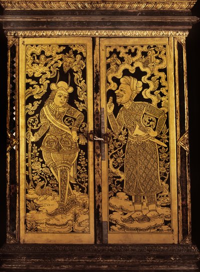 Manuskriptschrank, Herrschaft von Rama III. (1787-1851) von Thai School