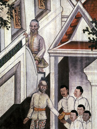 Porträt von König Mongkut nach Fotografien von Thai School