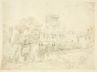 Gartenfront eines der Prälatenhäuser von The Rev. John Eagles