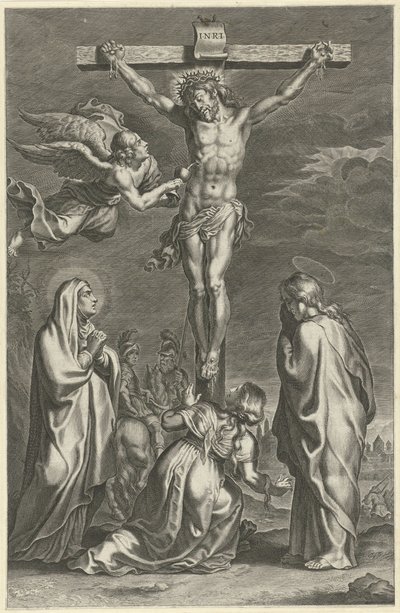 Christus am Kreuz von Theodoor Galle (possibly)
