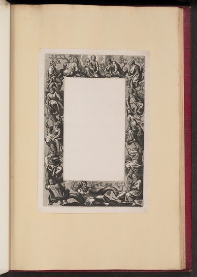 Randillustration für das Missale Romanum: Der Baum Jesse von Theodor Galle after Sir Peter Paul Rubens