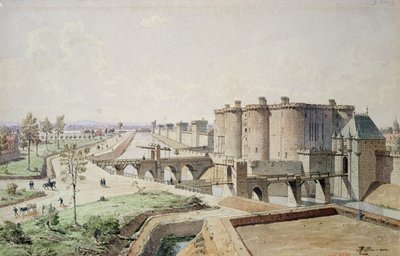 Die Bastille im Jahr 1420 von Theodor Josef Hubert Hoffbauer