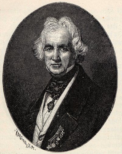 Porträt des Bildhauers Christian Daniel Rauch 1777-1857 von Theodor Knesing