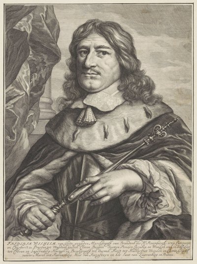 Porträt von Friedrich Wilhelm von Brandenburg von Theodor Matham