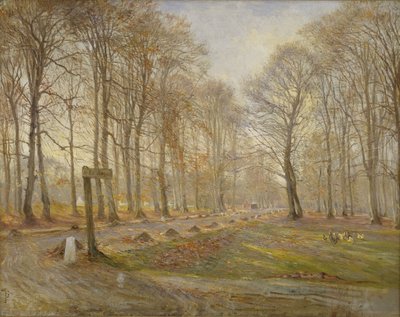 Spätherbsttag im Jægersborg Hirschpark, nördlich von Kopenhagen, 1886 von Theodor Philipsen