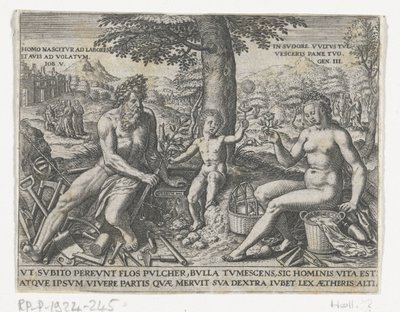 Seifenblasen blasender Junge von Theodor de Bry (attributed to)