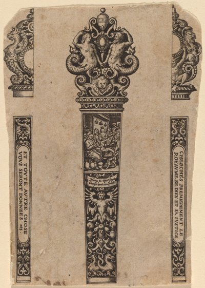 Ornament für Messergriff von Theodor de Bry