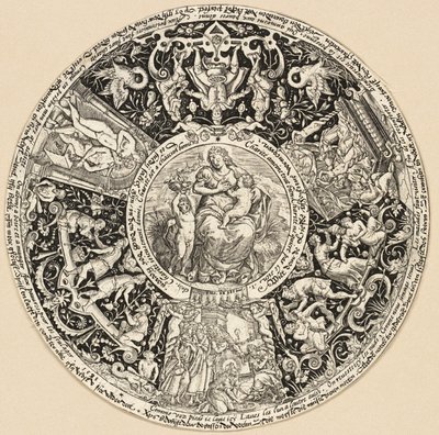 Die sieben Werke der Barmherzigkeit von Theodor de Bry