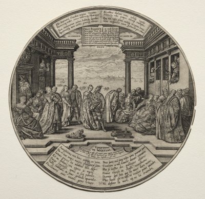 Der venezianische Ball von Theodor de Bry