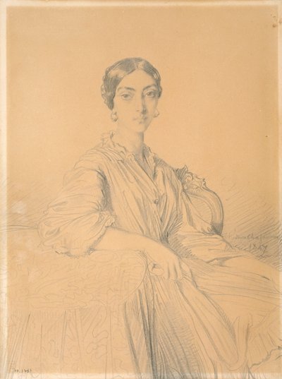 Die Prinzessin Belgiojoso von Théodore Chassériau