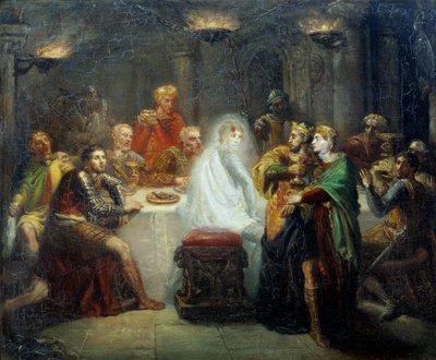 Das Gespenst von Banco von Théodore Chassériau