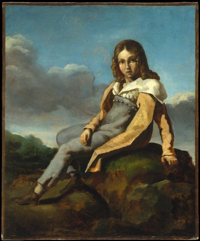 Alfred Dedreux (1810–1860) als Kind von Theodore Gericault