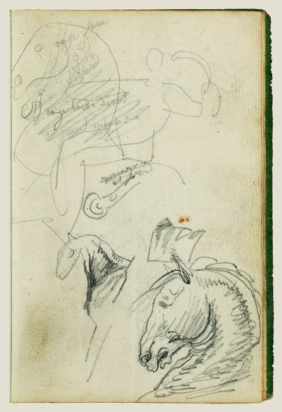 Pferdestudien von Theodore Gericault