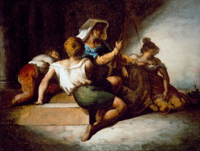 Italienische Familie von Theodore Gericault