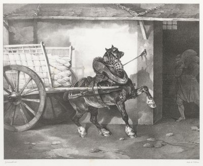 Das Pferd des Gipsers von Theodore Gericault
