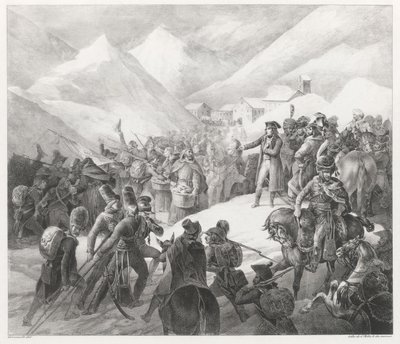 Der Übergang über den Großen Sankt Bernhard von Theodore Gericault