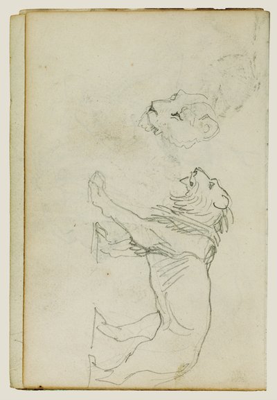 Löwe im Gehen, Kopf einer Löwin von Theodore Gericault