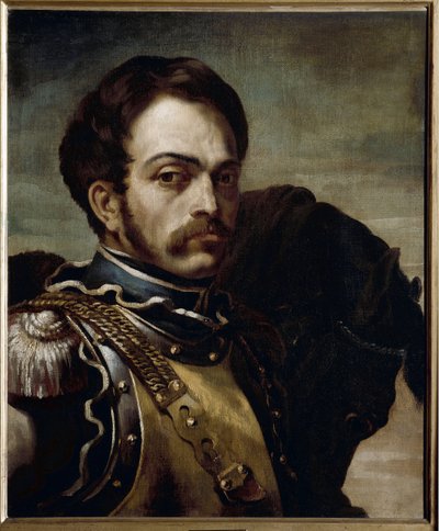 Porträt eines Carabinieri-Offiziers von Theodore Gericault