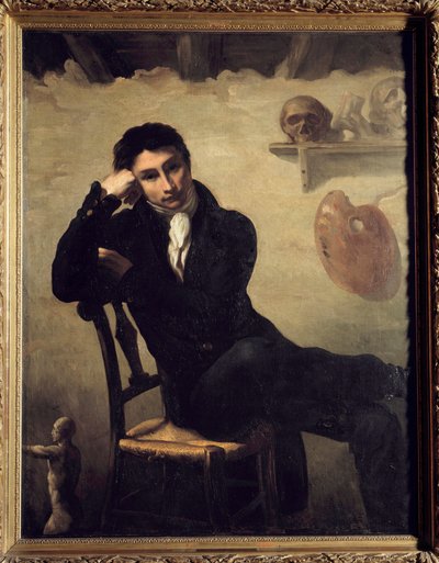 Porträt eines Künstlers in seinem Atelier von Theodore Gericault