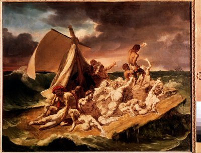 Vorbereitungsstudie für das Floß der Medusa von Theodore Gericault
