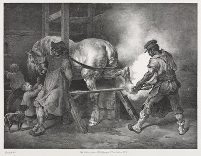 Der flämische Schmied von Theodore Gericault