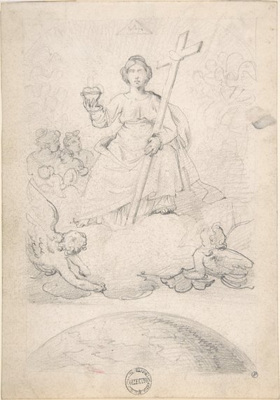 Die Jungfrau des Heiligen Herzens von Theodore Gericault