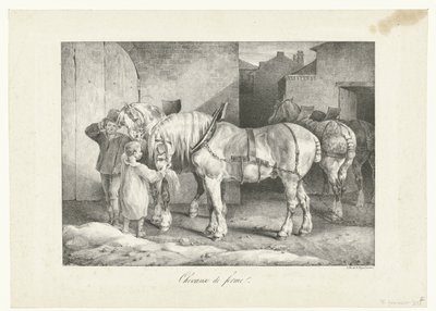 Arbeitspferde von Theodore Gericault