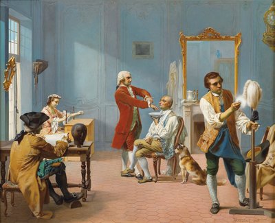 Am Morgen La toilette, 1861 von Theodore Pierre Nicolas Maillot