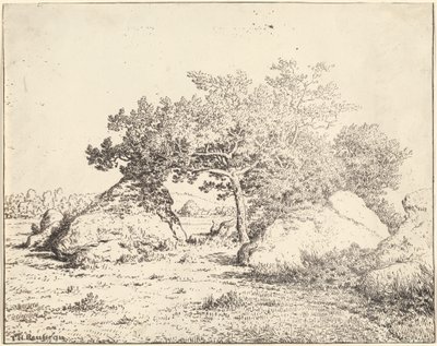 Der Kirschbaum von La Plante à Biau von Theodore Rousseau