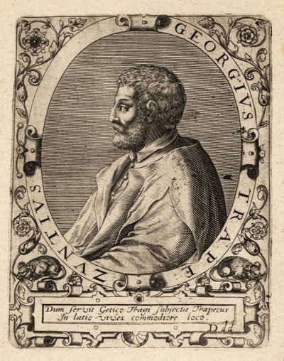 Georg von Trebizond, griechischer Philosoph von Theodore de Bry